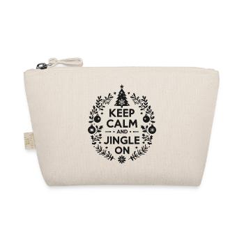 Keep Calm and Jingle On - Organic Pouch - nature - Front