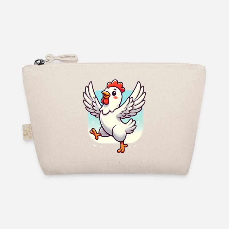 Lifes Better with Chickens Graphic Organic Pouch