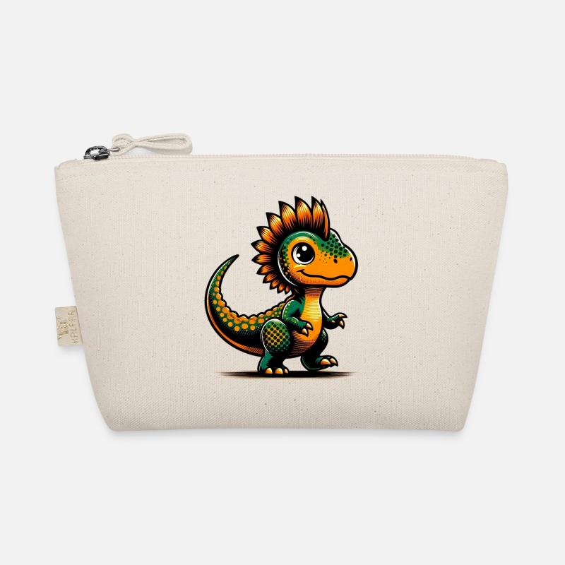 Dinosaurier - Bio-Täschchen - Natur