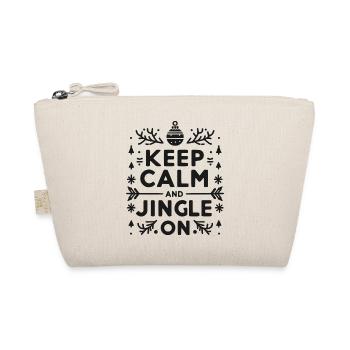Keep Calm and Jingle On - Organic Pouch - nature - Front