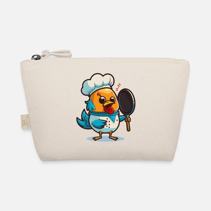 Chef Cluck: A Whimsical Cartoon Chicken Organic Pouch