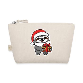 paresseux Père Noël Noël Mignon Style de bande dessinée - Trousse biologique - nature - Devant