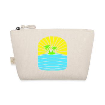 Palm Tree Island Tree Plage Vacances Noix de Mer Cool - Trousse biologique - nature - Devant