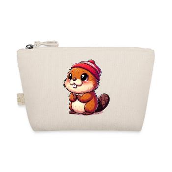 Beaver - Organic Pouch - nature - Front