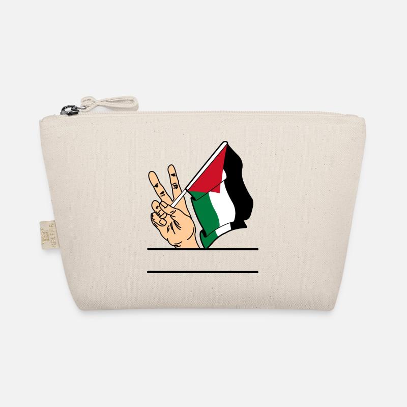 Drapeau Palestine paix signe texte espace Trousse biologique