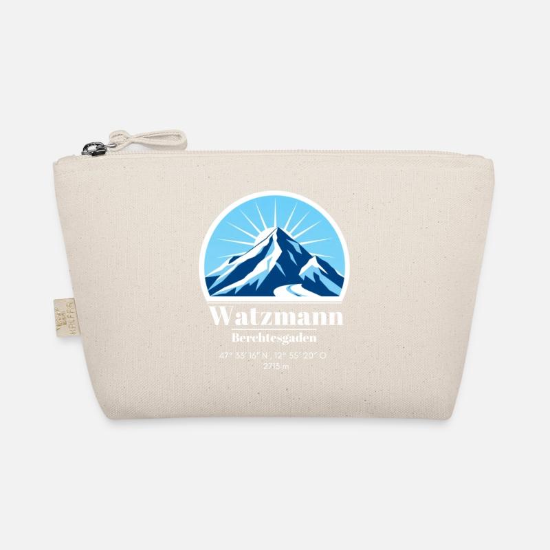 Watzmann Berchtesgaden Ski Winter Berg - Bio-Täschchen - Natur