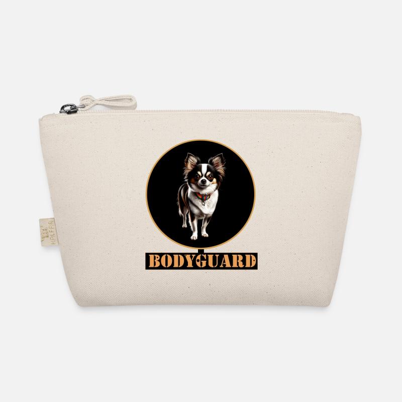 Bodyguard Chihuahua Circle - Bio-Täschchen - Natur