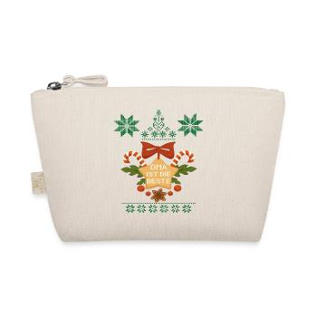 Oma ist die Beste Weihnachten - Bio-Täschchen - Natur - Vorne