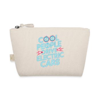 Cool People Drive Electric Cars 5 - Bio-Täschchen - Natur - Vorne