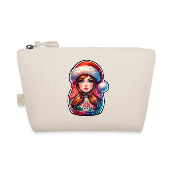 Russian Matryoshka Christmas Russia - Organic Pouch - nature - Front