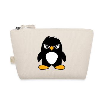 Pingouin a l’air sérieux mal dangereux look cool - Trousse biologique - nature - Devant