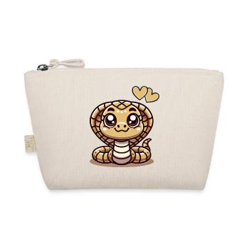 Cobra Snake Comic - Organic Pouch - nature - Front