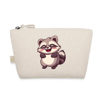 Mignon adorable raton laveur - Charmant dessin animé - Trousse biologique - nature - Devant