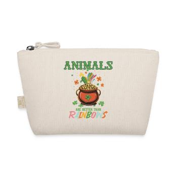 Les animaux valent mieux que les arcs-en-ciel Fête de la Saint-Patrick - Trousse biologique - nature - Devant