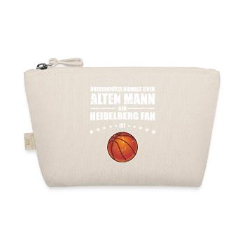 Alter Mann - Heidelberg Basketball Fan - Bio-Täschchen - Natur - Vorne