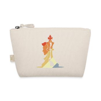 Chess Player Sketch Retro - Organic Pouch - nature - Front