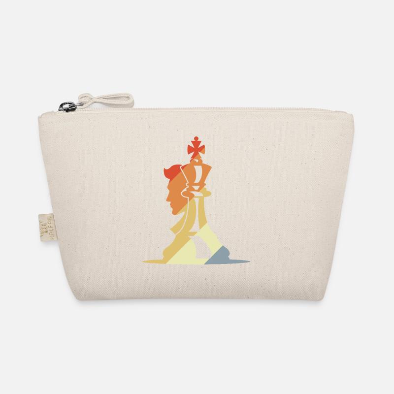 Chess Player Sketch Retro Organic Pouch