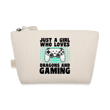 Gamer and Dragons: Video and Mythological Games - Organic Pouch - nature - Front