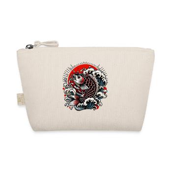 Koi carpe et vagues art du tatouage japonais - Trousse biologique - nature - Devant