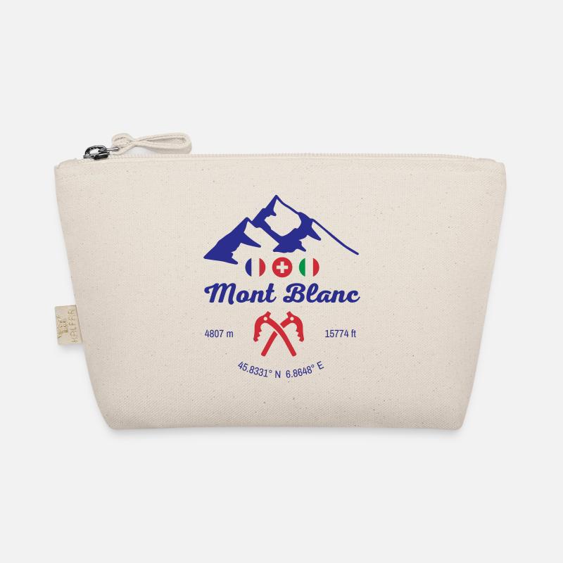 Mont Blanc Alps Highest Mountain - Organic Pouch - nature
