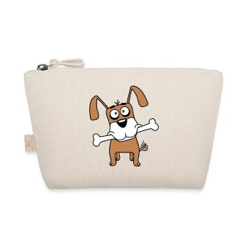 Drôle Chien Grand Os Bouche Bouche Faim Cool - Trousse biologique - nature - Devant