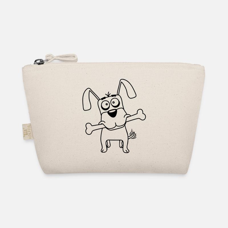 Drôle Chien Grand Os Bouche Bouche Faim Cool Trousse biologique