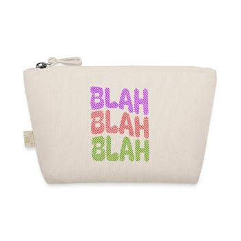 BLAH BLAH BLAH - Buntes Statement - Bio-Täschchen - Natur - Vorne