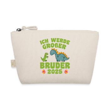 Ich Werde Großer Bruder 2025 - Bio-Täschchen - Natur - Vorne