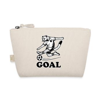 Football Cheeta - "Goal" Design - Organic Pouch - nature - Front