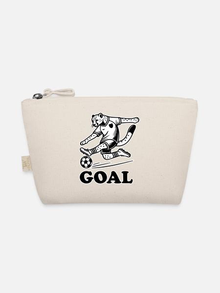 Football Cheeta - "Goal" Design - Trousse biologique - nature - Devant