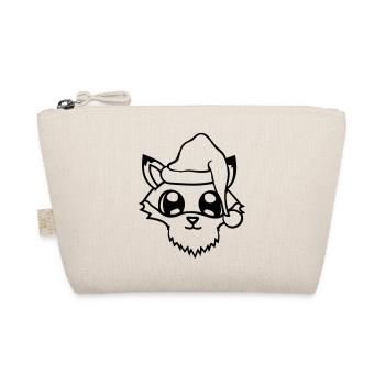 Fox Red Fox Santa Claus Christmas Gift - Organic Pouch - nature - Front