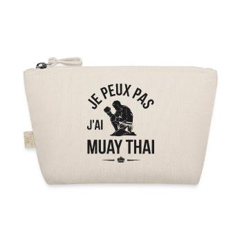 Je peux pas j'ai Muay Thai - Trousse biologique - nature - Devant