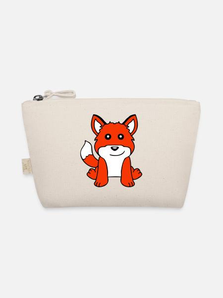 Fox Red Fox Wild Animal Clever Forest Inhabitants - Organic Pouch - nature - Front