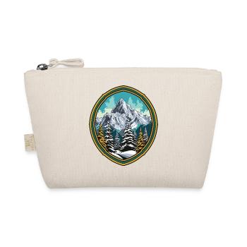 Mountains Forest Summits Ski - Organic Pouch - nature - Front