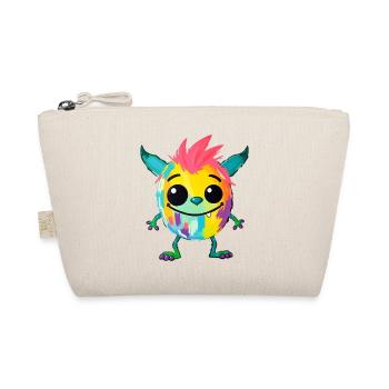 Colorful Monster Art - Personnage mignon et ludique - Trousse biologique - nature - Devant