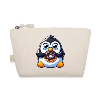 Pingouin Dessin animé Dick Candy Cute Donut - Trousse biologique - nature - Devant