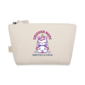 Einhorn Yoga - Bio-Täschchen - Natur - Vorne