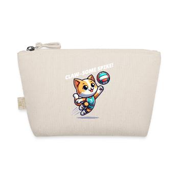 Cat volleyball - Organic Pouch - nature - Front