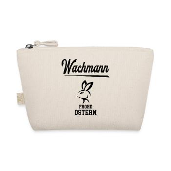 Wachmann Ostern Geschenk Wachdienst Secruity - Bio-Täschchen - Natur - Vorne
