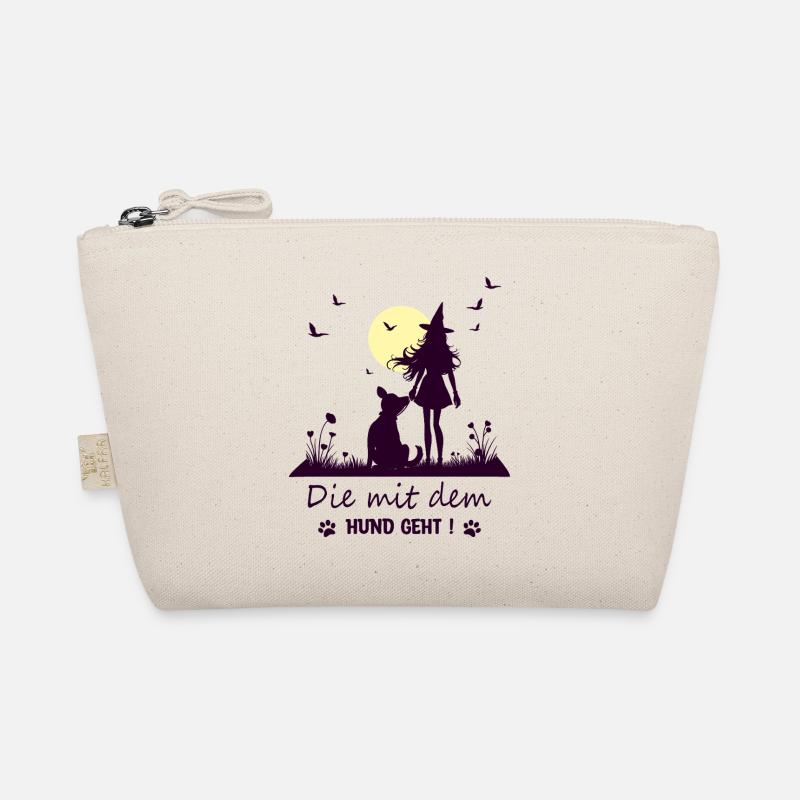 Witch who walks with the dog! Organic Pouch