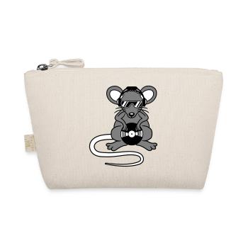 Souris DJ Lunettes de soleil Casque Fête Célébrer la musique - Trousse biologique - nature - Devant