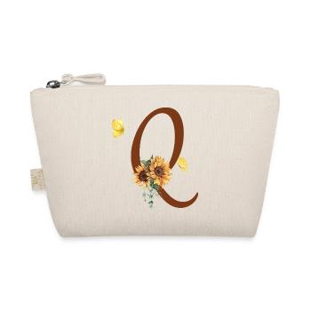 Lettre q tournesol papillon - Trousse biologique - nature - Devant