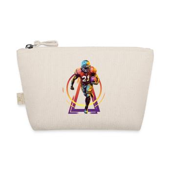 Joueur de football américain USA Amérique Sports Rétro - Trousse biologique - nature - Devant