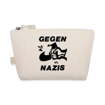 Gegen Nazis - Bio-Täschchen - Natur - Vorne