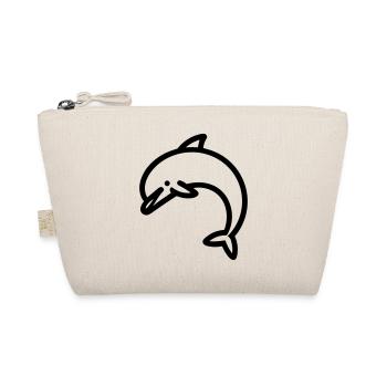 Delfin - Bio-Täschchen - Natur - Vorne