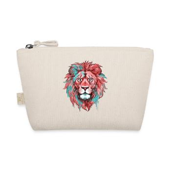 Lion Tête de Lion Coloré Prédateur Coloré Art Animalier - Trousse biologique - nature - Devant