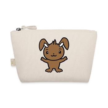 Bunny Rabbit Bunny Rodent Small Animal Cute - Organic Pouch - nature - Front