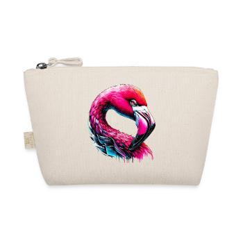 Flamingo - Bio-Täschchen - Natur - Vorne