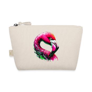 Flamingo - Bio-Täschchen - Natur - Vorne