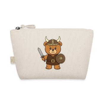 Teddy Bear Viking - Organic Pouch - nature - Front